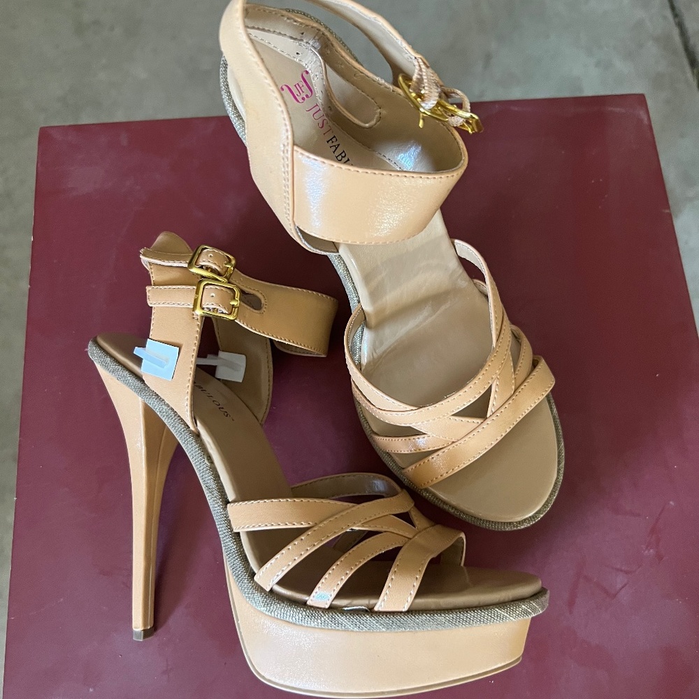 Just Fab platform heel